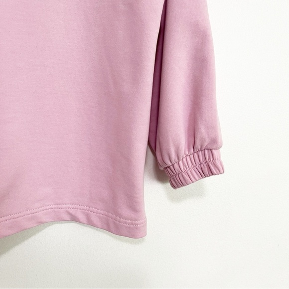 BOGO! Athleta Retroterry 3/4 Sleeve Sweatshirt 2024 Pink Small - Picture 8 of 11